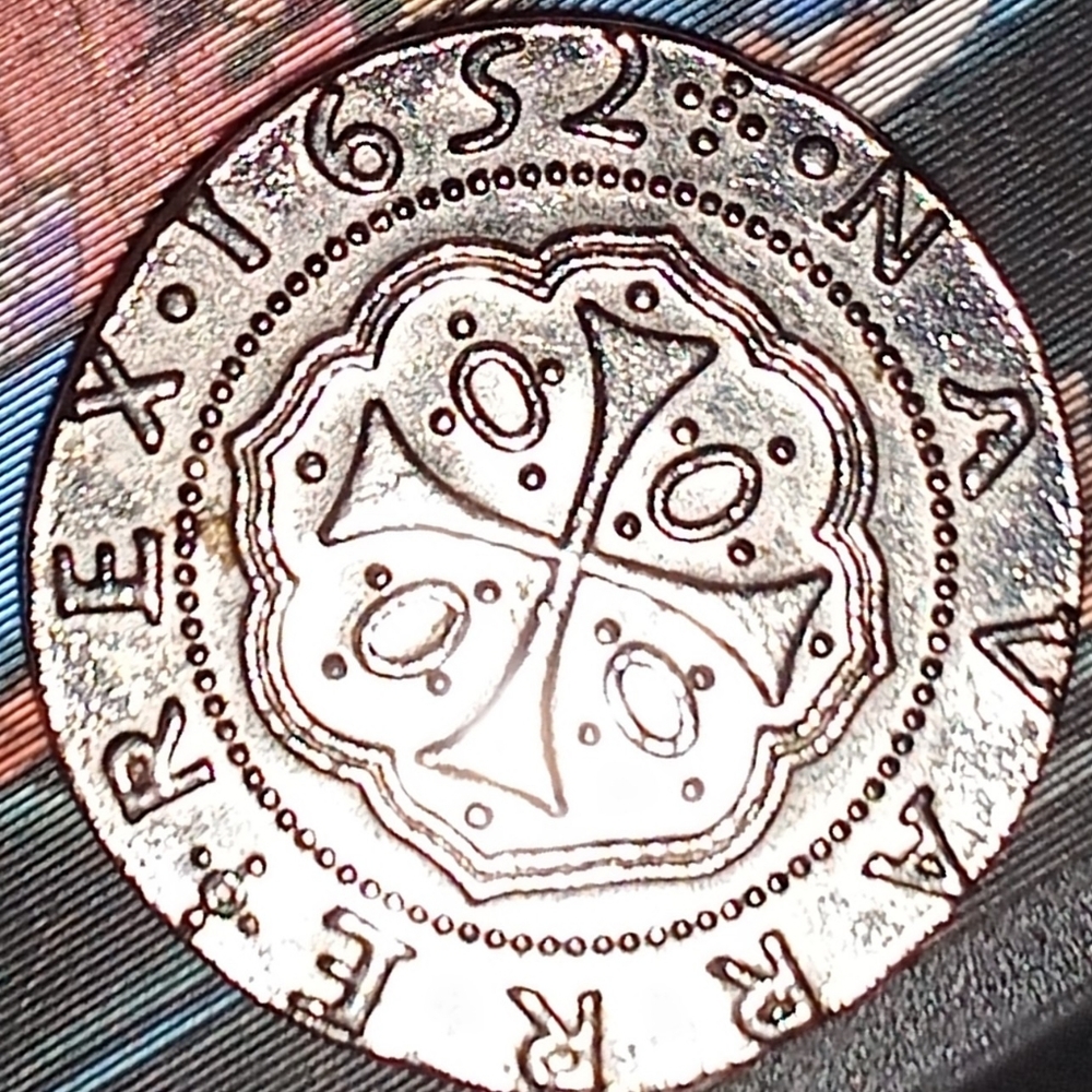 1652 Spanish Silver 50 Reales "Navarre"